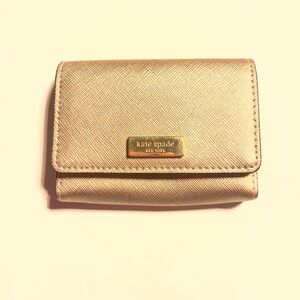 Kate Spade | Rose Gold Shimmer Mini Wallet